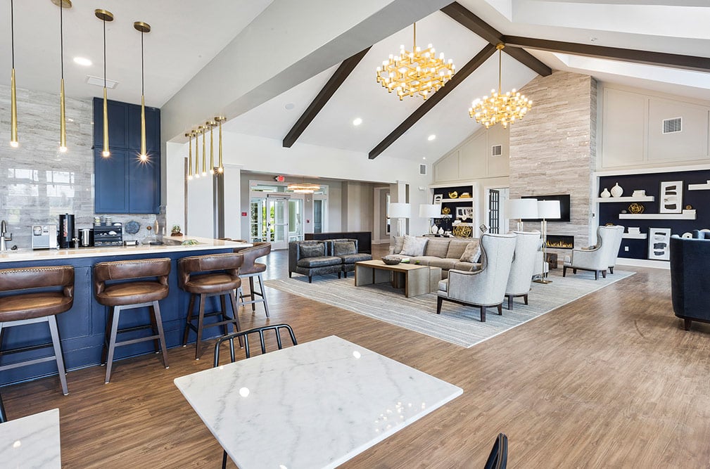 Inside Look 55+ Clubhouse at The Ponds at Bayberry